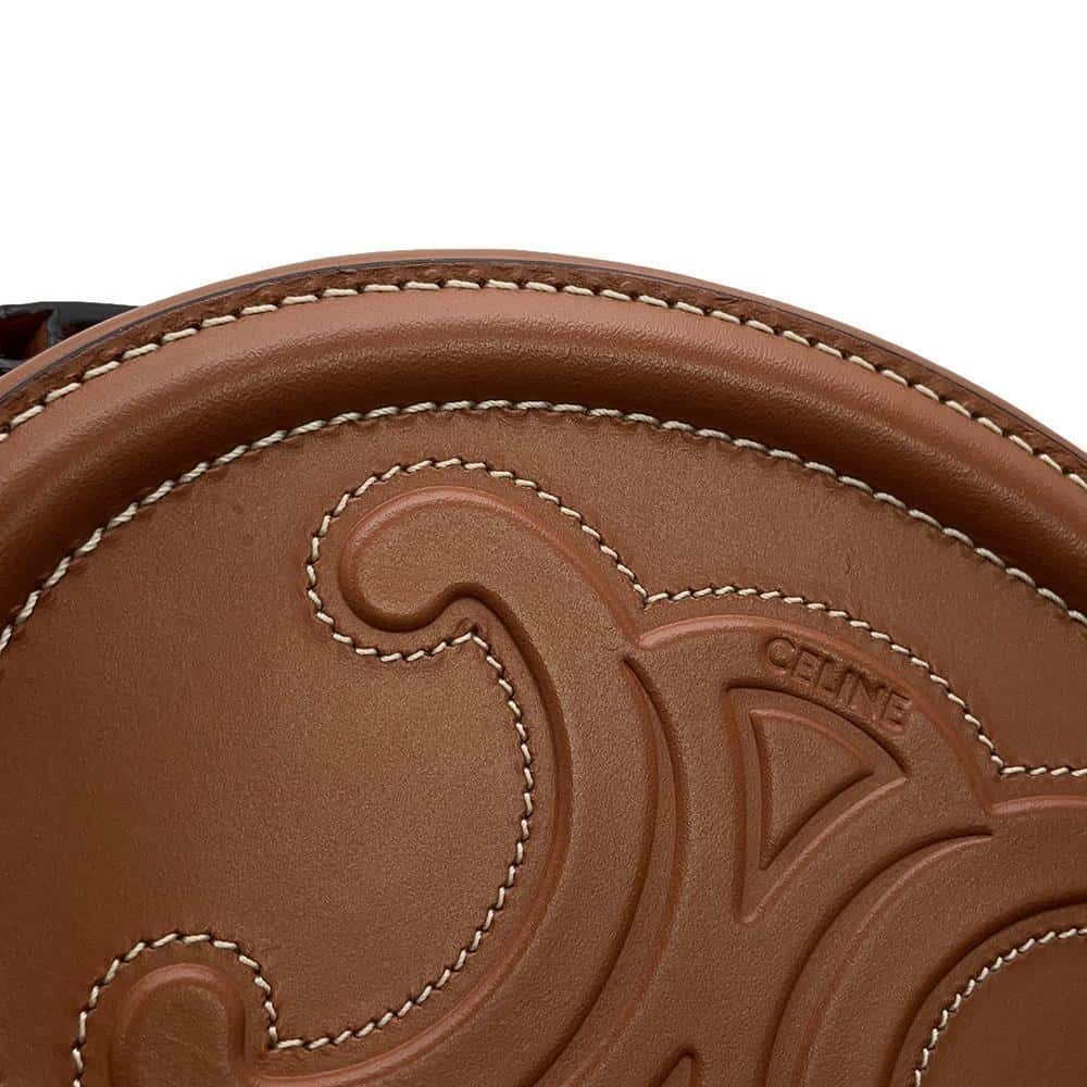 Celine Shoulder Bag Oval Purse Cuile Triomphe Pochette - Picture 6 of 12